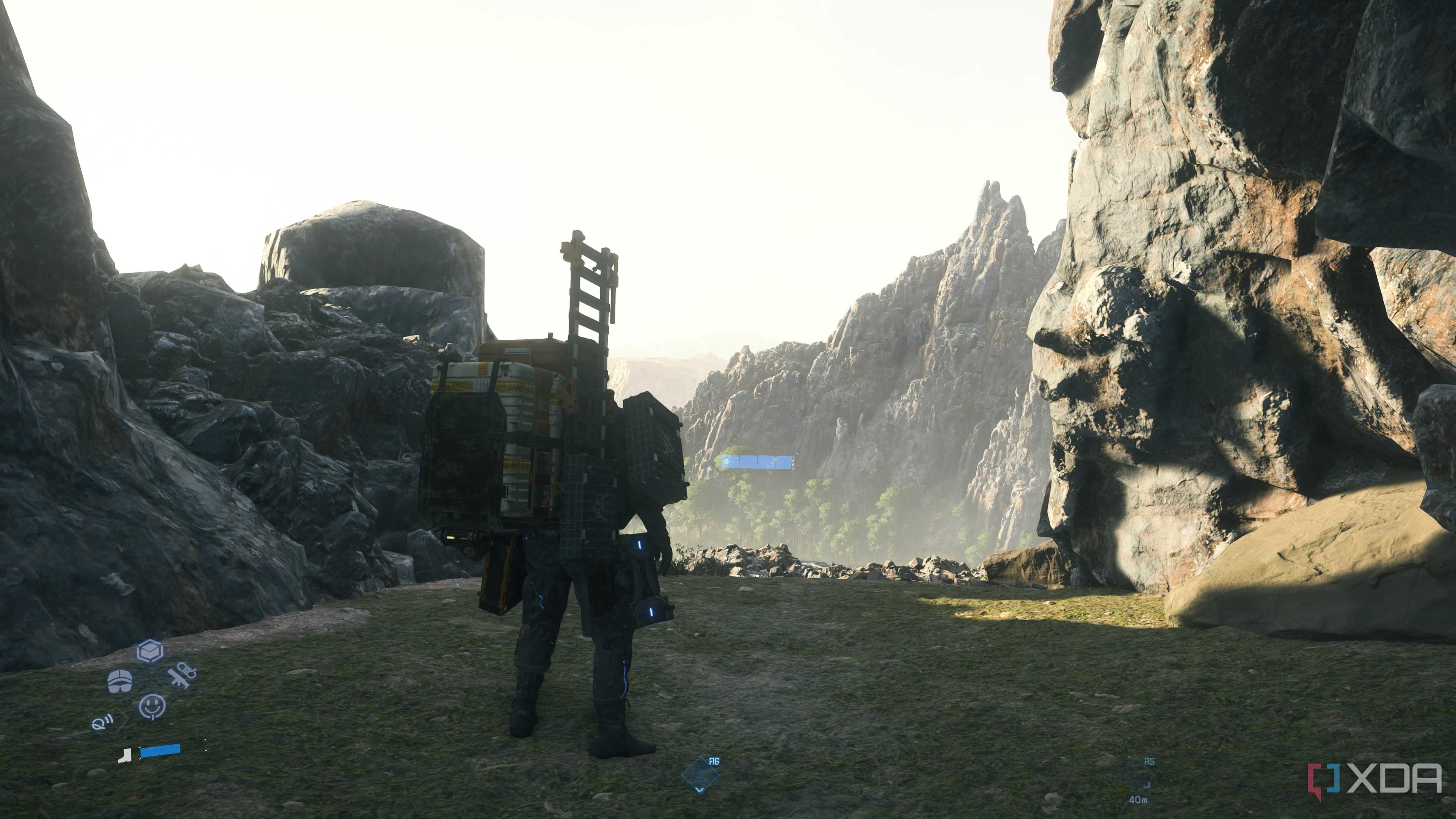 Screenshot from Death Stranding 2.
