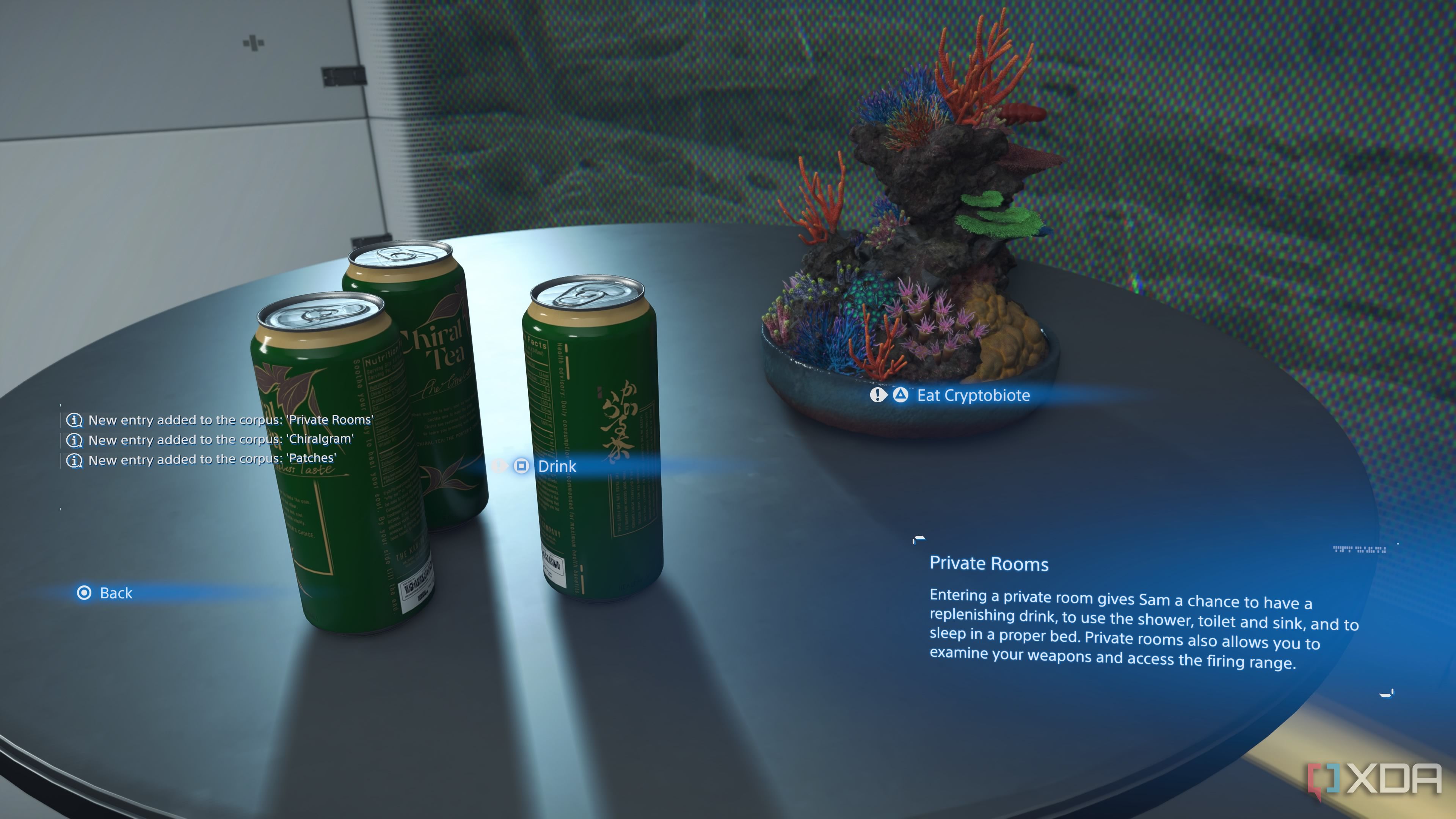 Energy drinks in Death Stranding 2.