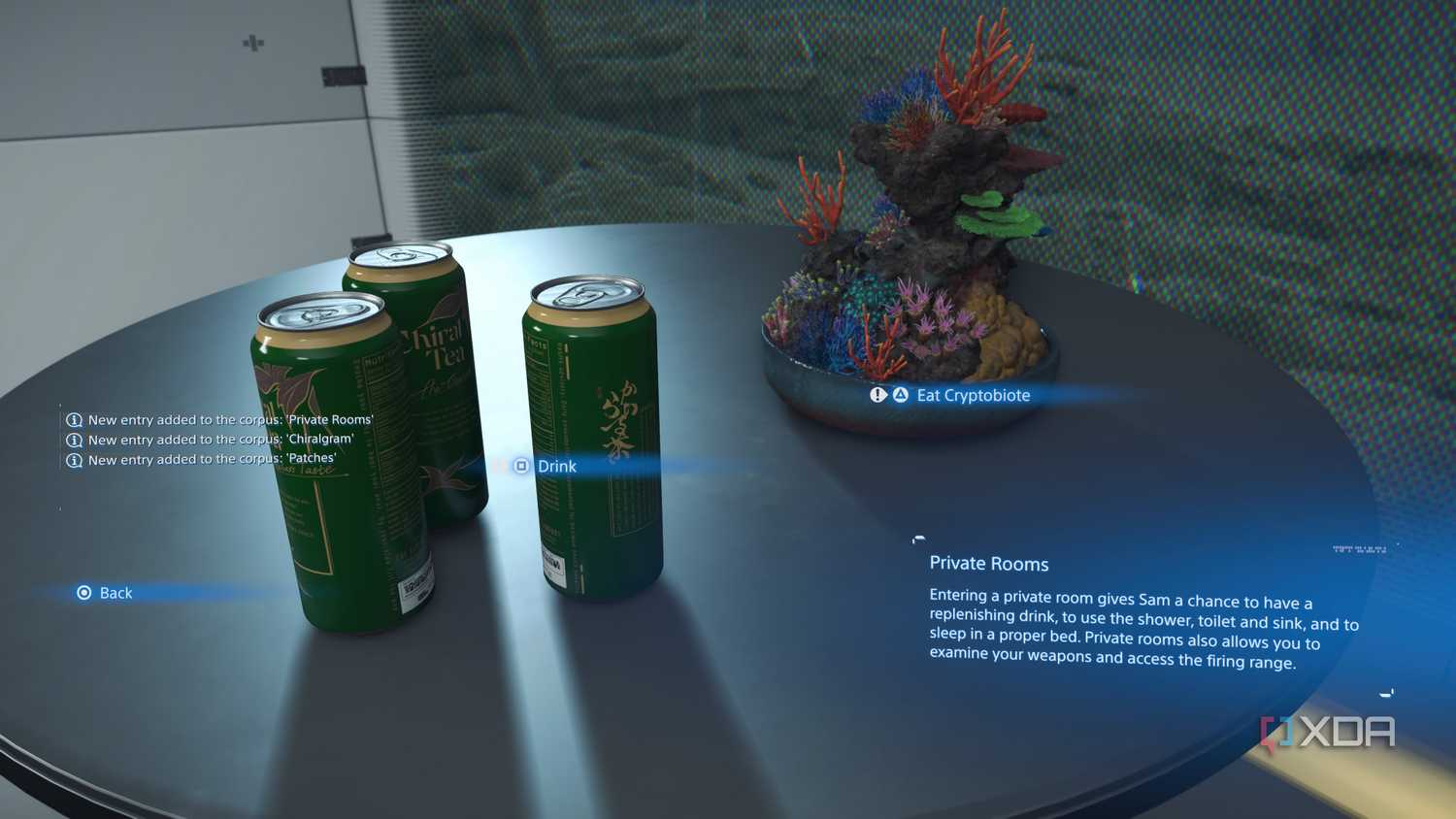Energy drinks in Death Stranding 2.