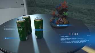 Energy drinks in Death Stranding 2.