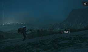 Raining and draw distance in Death Stranding 2.