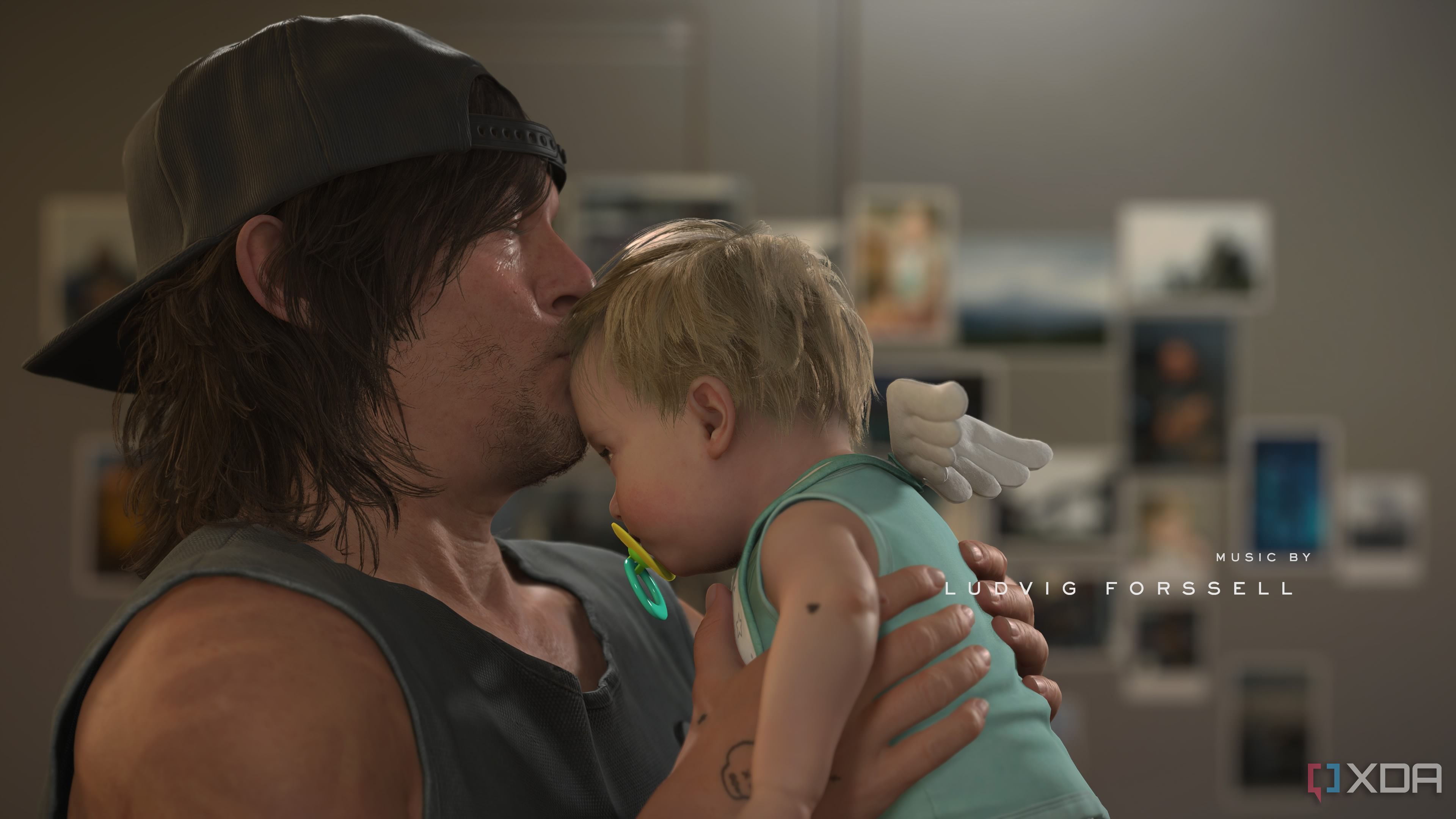 Sam kissing Lou in Death Stranding 2.
