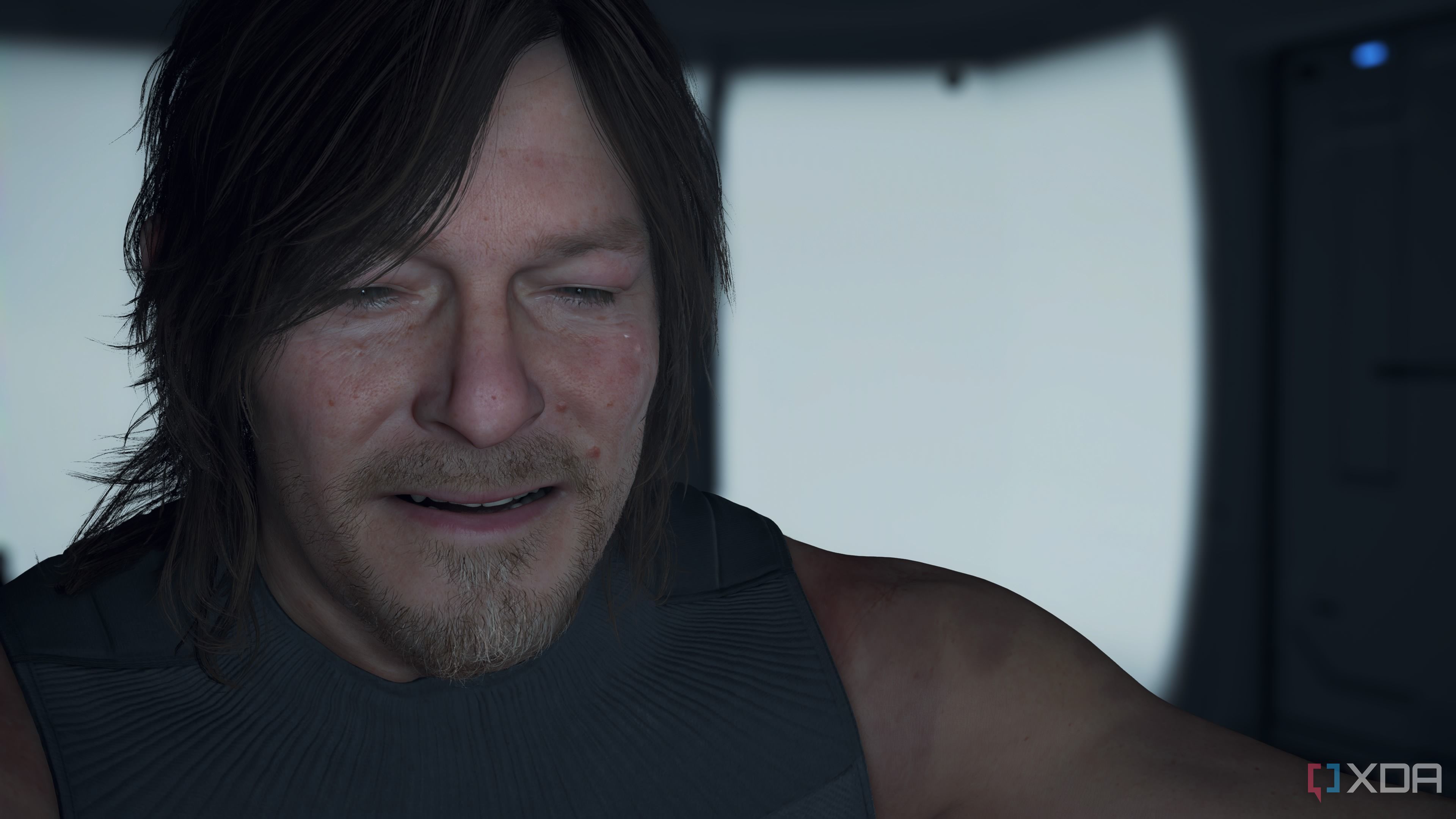 Sam crying in Death Stranding 2.