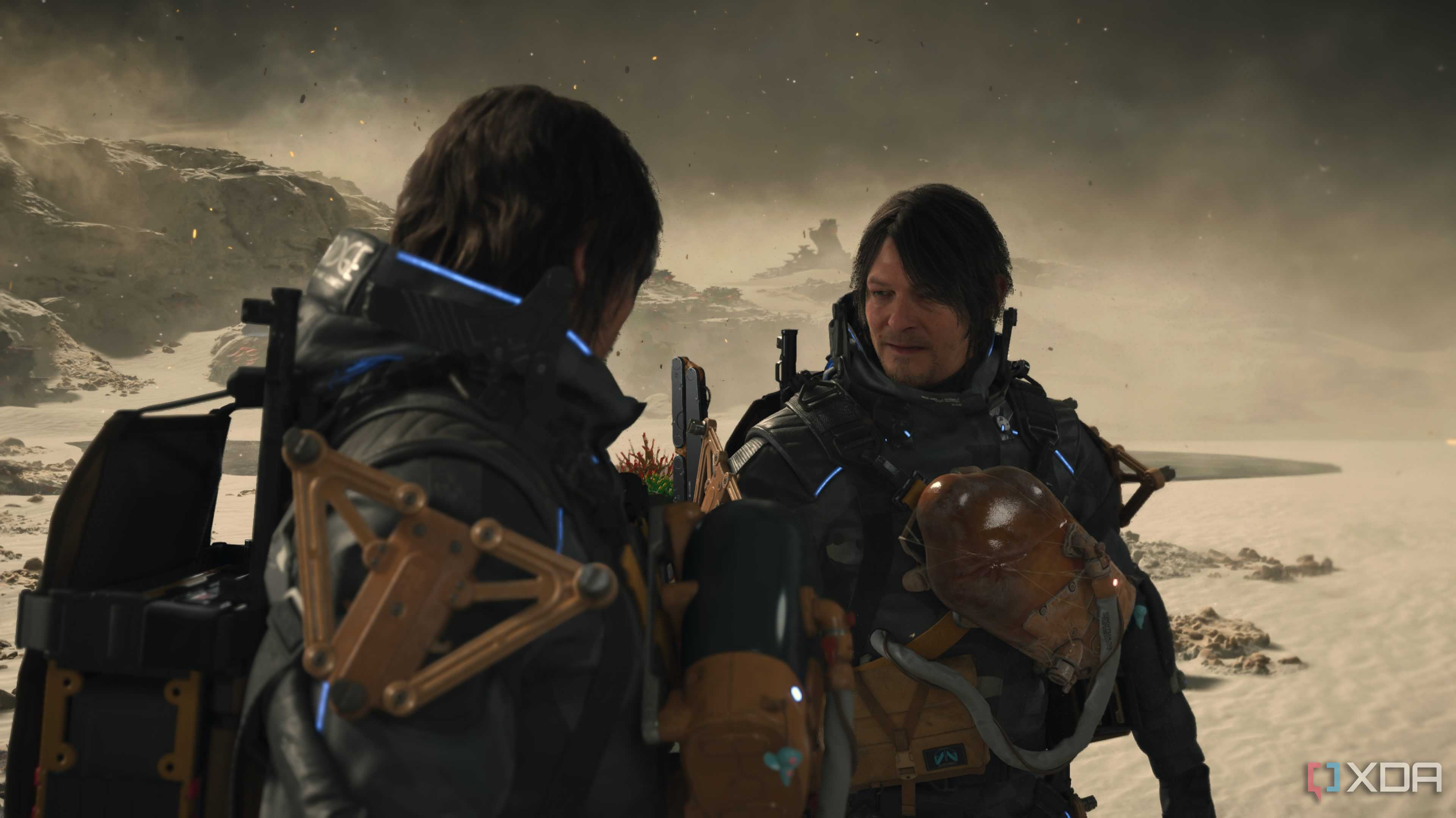 Sam Bridges in Death Stranding 2.