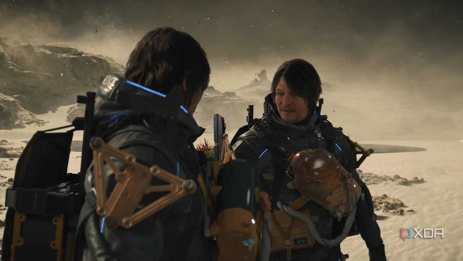 Sam Bridges in Death Stranding 2.