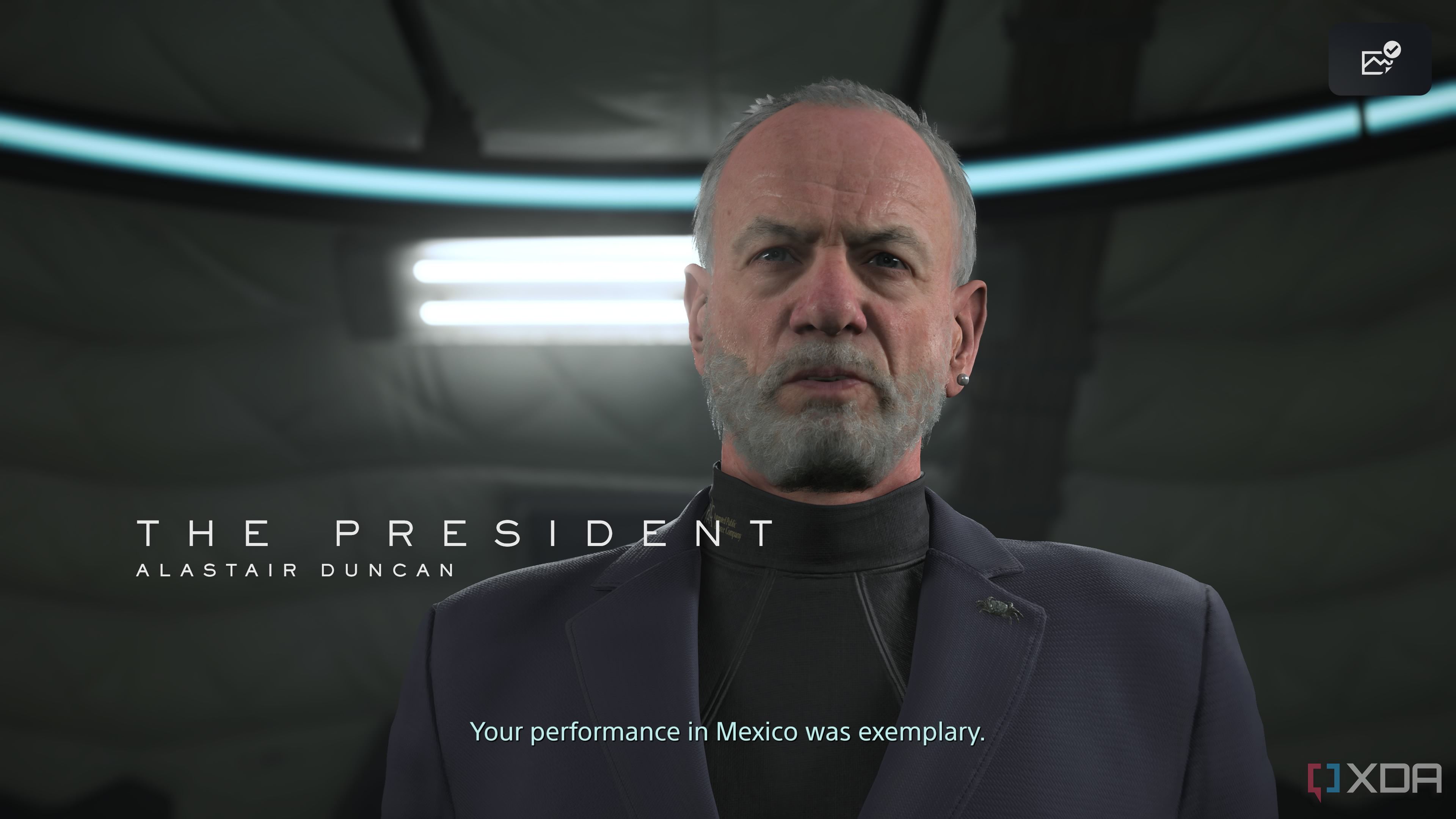 Alistair Duncan in Death Stranding 2.