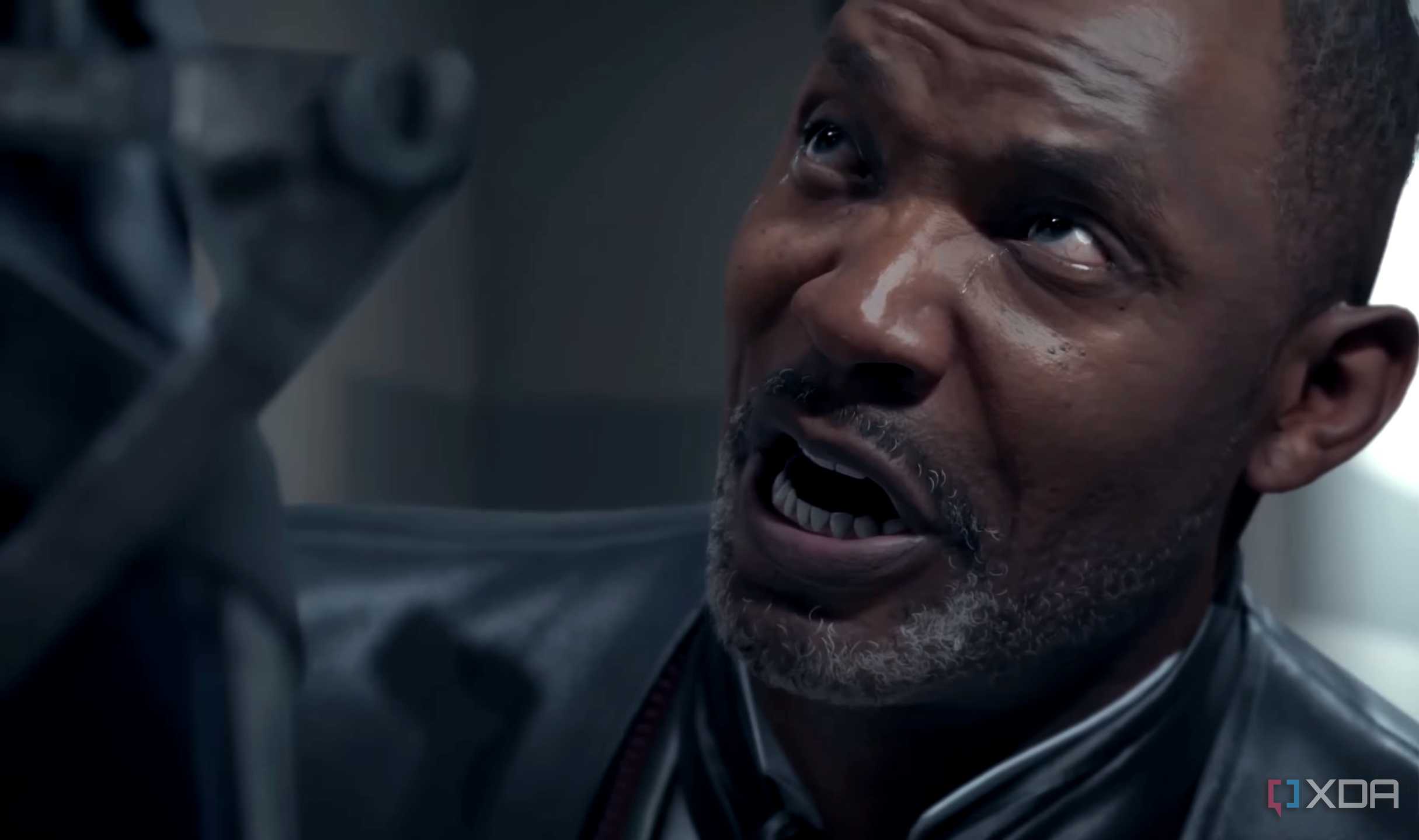 Die-Hardman crying in Death Stranding.