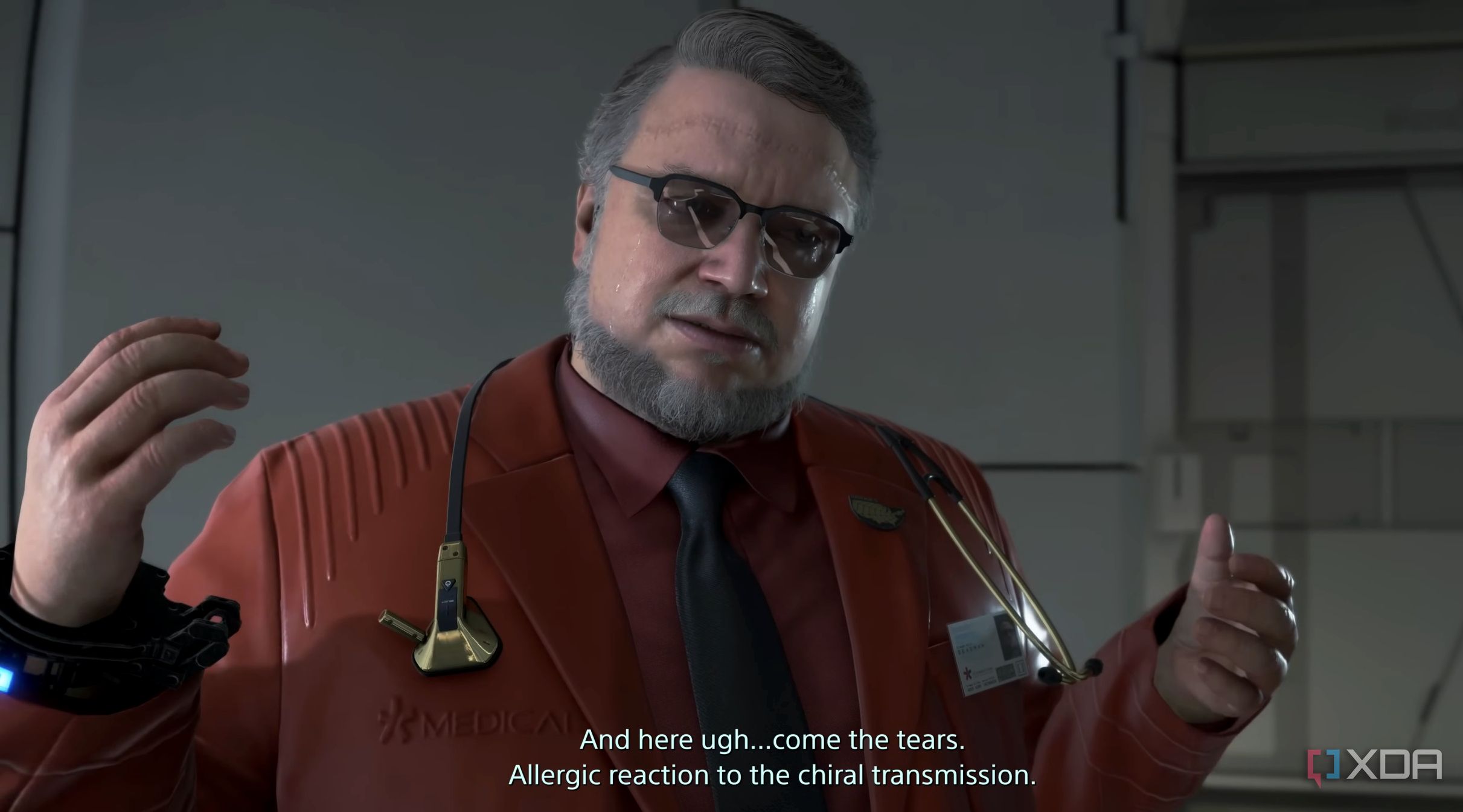 Guillermo Del Toro as Deadman in Death Stranding.