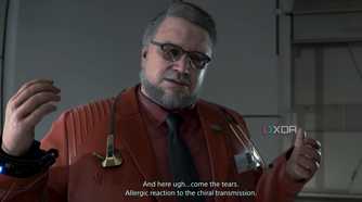 Guillermo Del Toro as Deadman in Death Stranding.