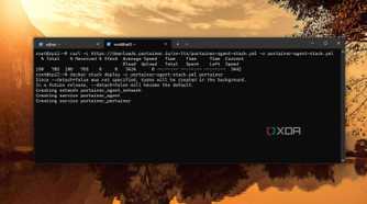 screenshot of docker portainer download