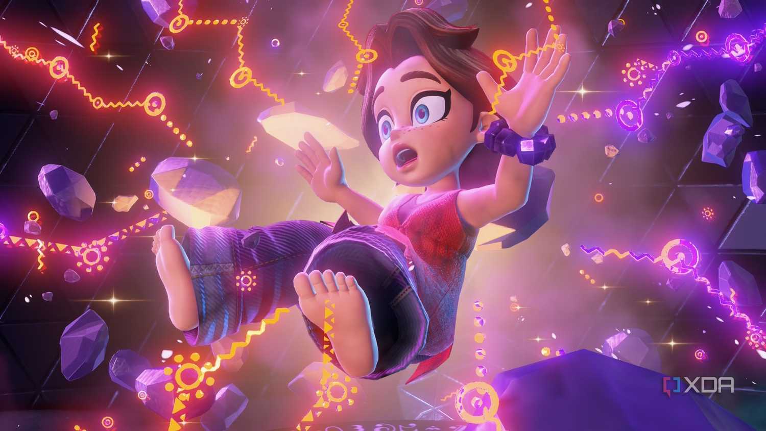 A screenshot of Pauline being revealed in Donkey Kong Bananza