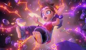 A screenshot of Pauline being revealed in Donkey Kong Bananza