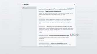 Edit Helium plugin settings