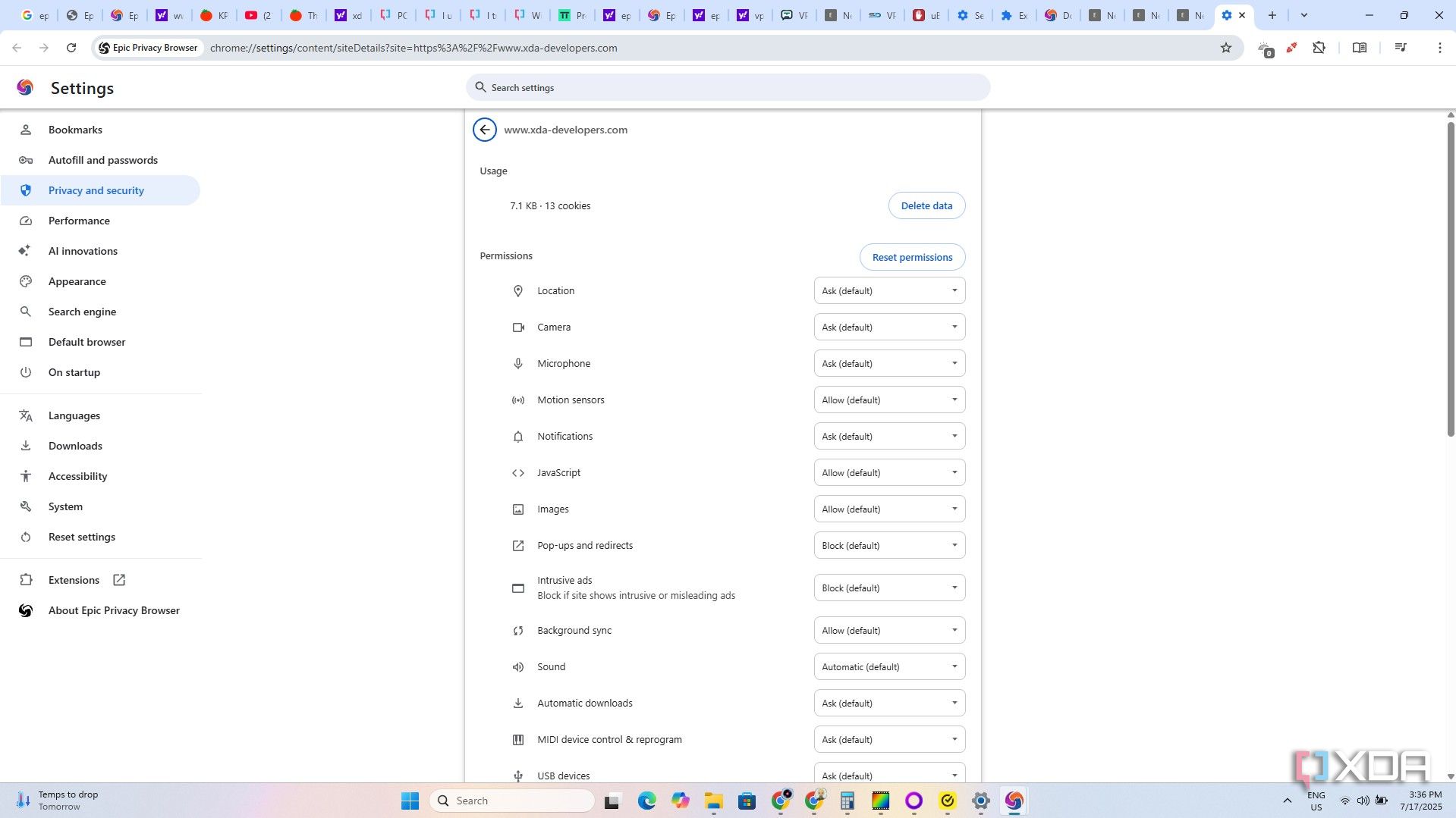 I finally found a privacy browser with better features than Firefox