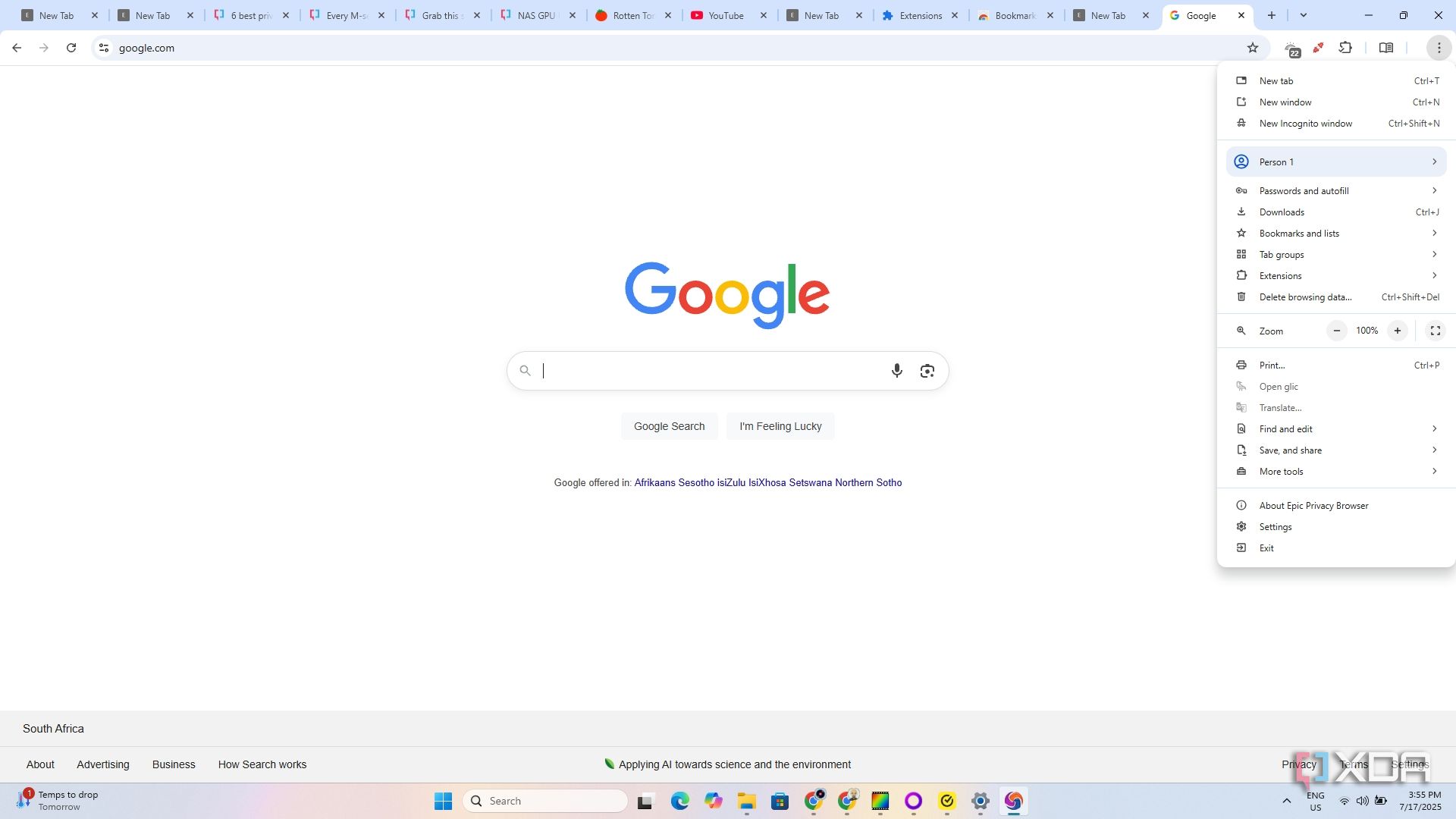 I finally found a privacy browser with better features than Firefox