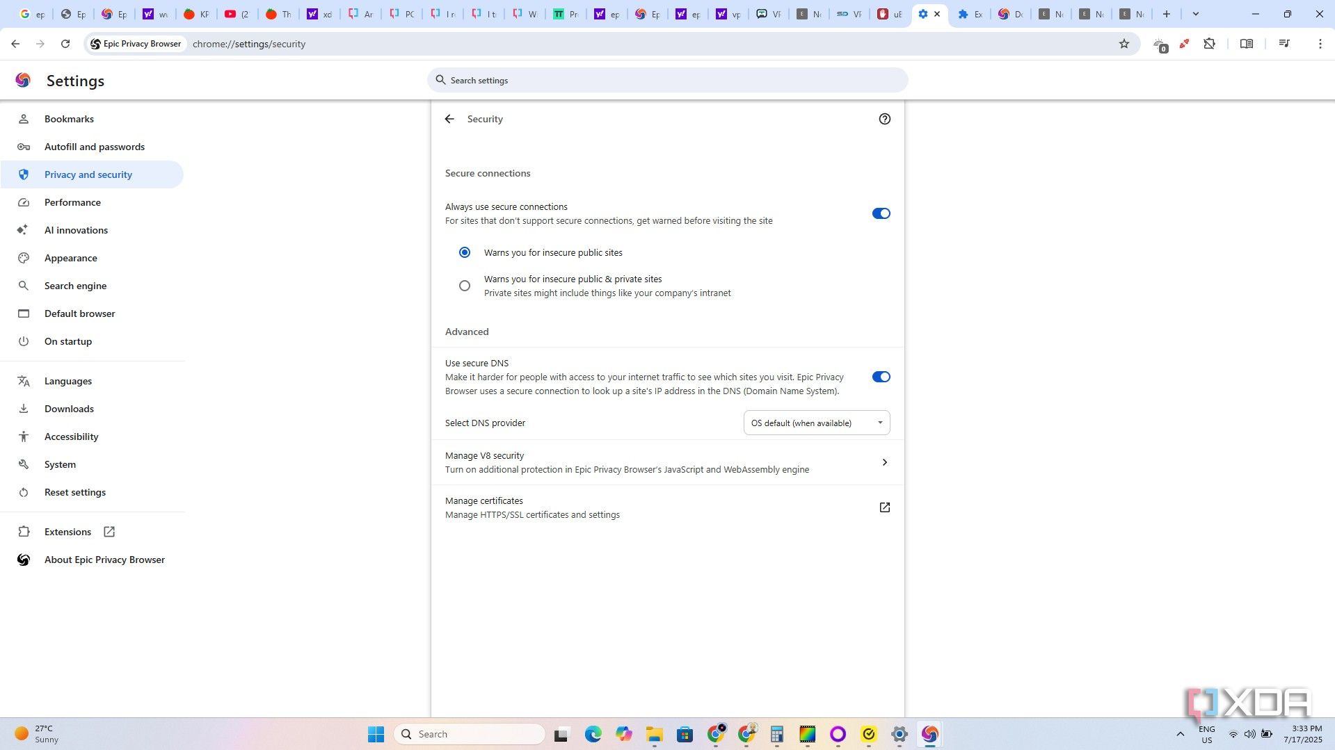 I finally found a privacy browser with better features than Firefox