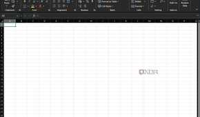 Excel home screen