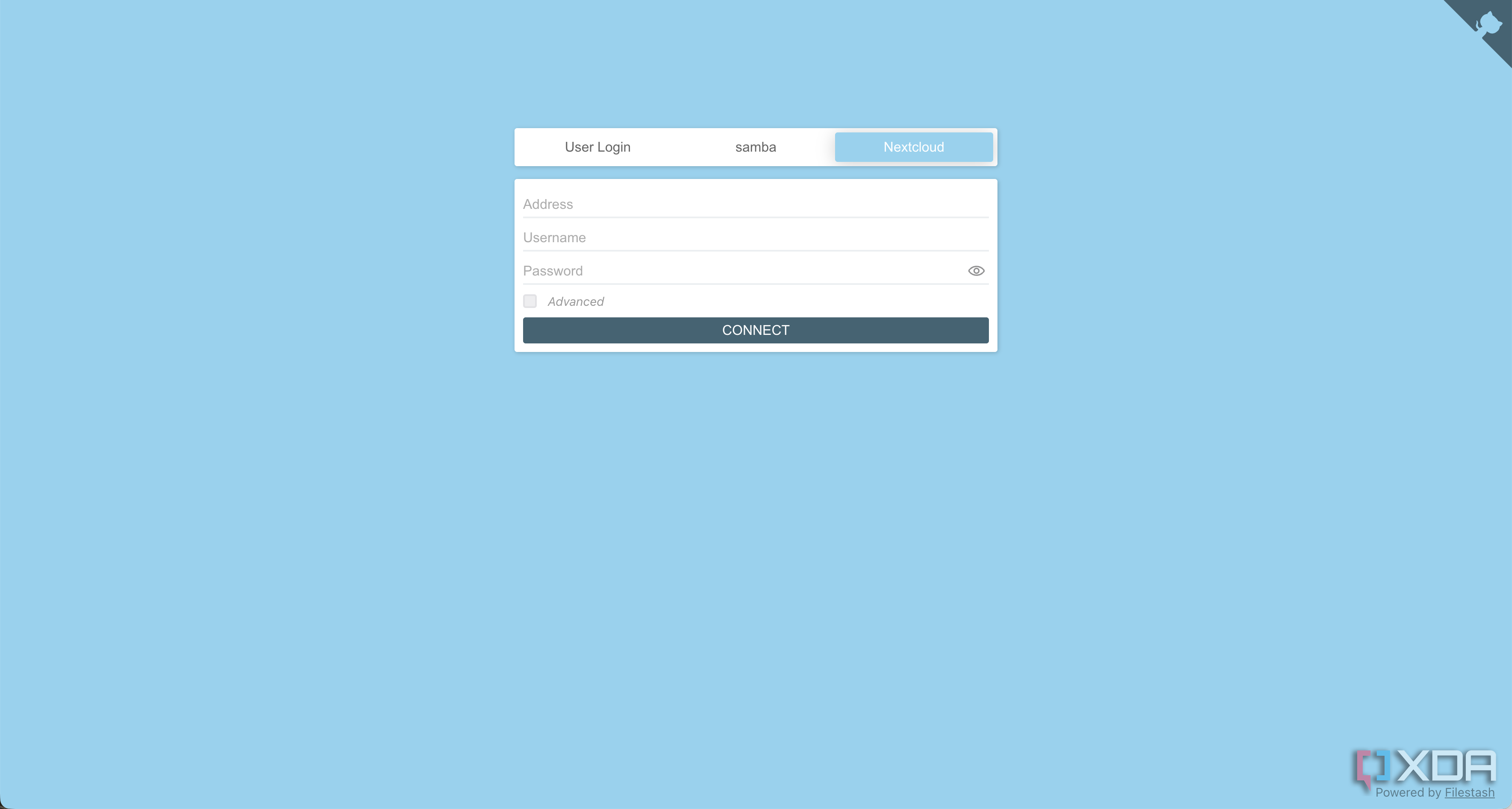 Filestash nextcloud login