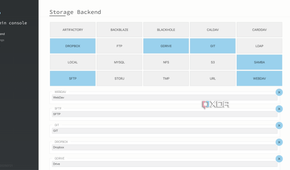 Filestash storage backend options