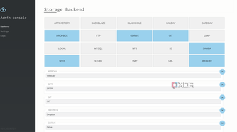 Filestash storage backend options
