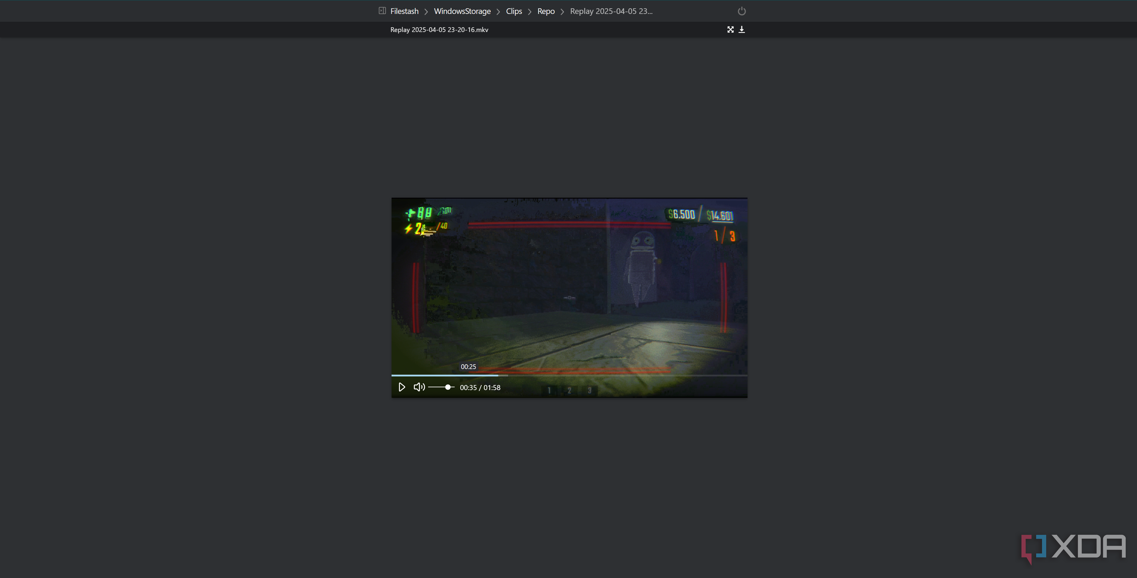 filestash viewing video