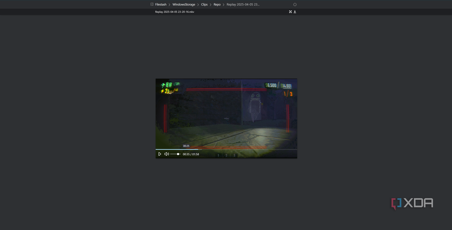 filestash viewing video