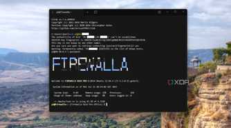 firewalla open in a ssh session