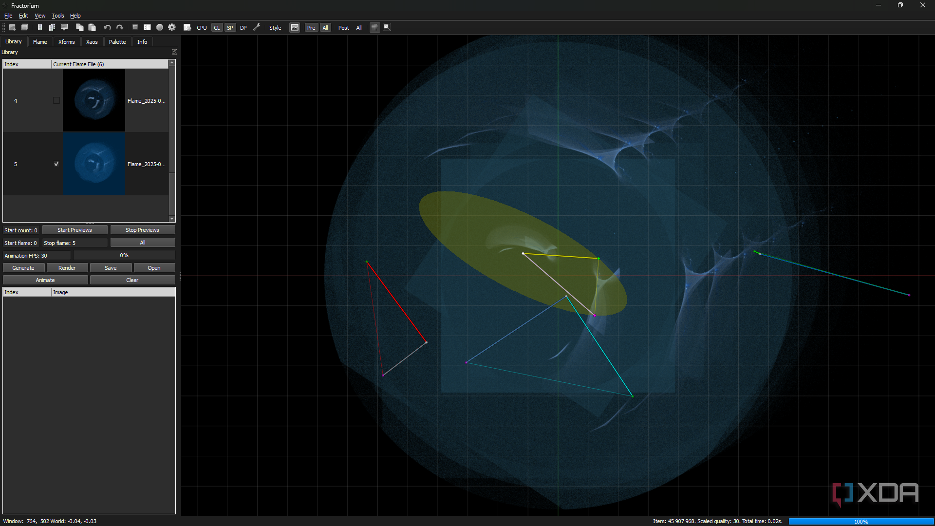 Fractorium fifth fractal layer
