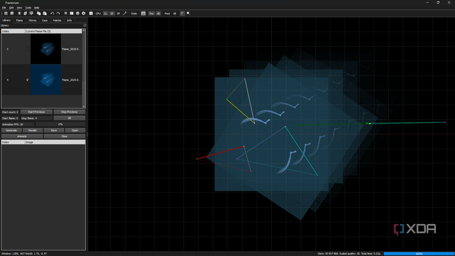 Fractorium fourth fractal layer