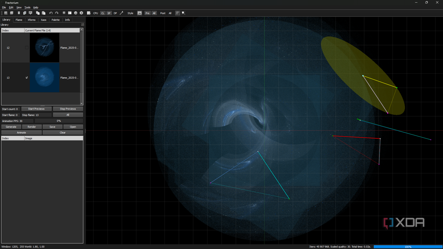 Fractorium thirteenth fractal layer