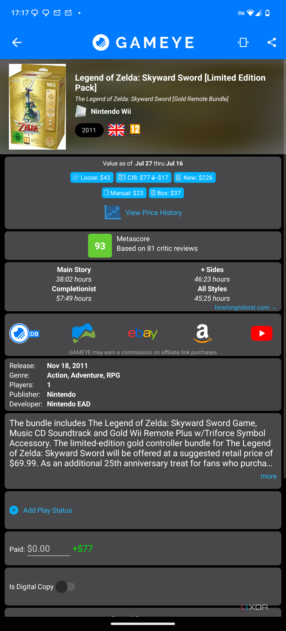 This free app is the best way to keep track of my game collection