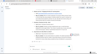 Prompting to get links from Gemini and filtering