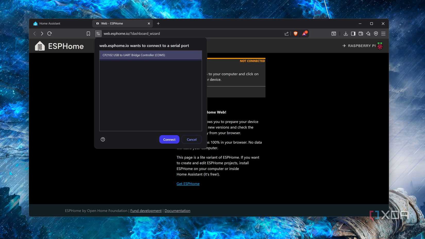 Agregar un ESP32 a la escoma