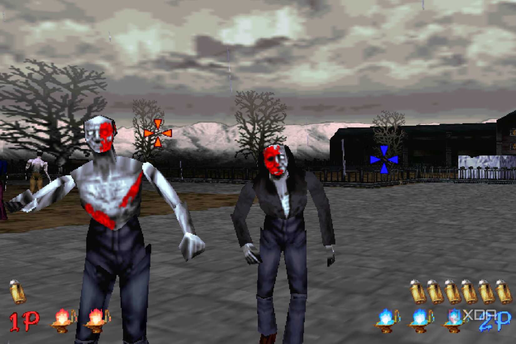The opening mission in The House of the Dead game.