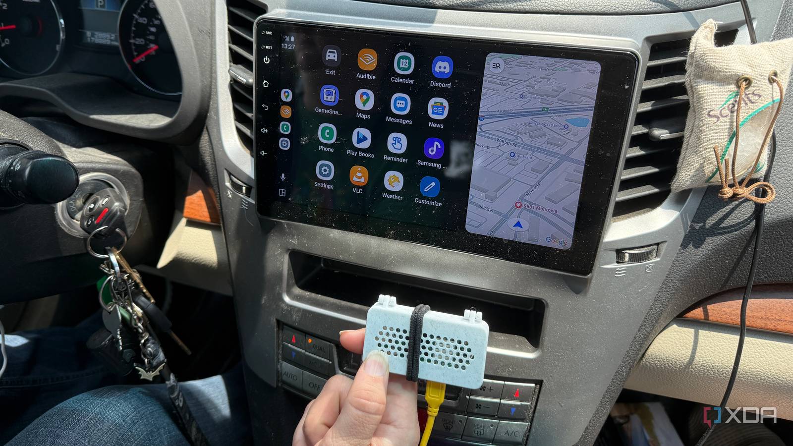 Construí um dongle Android Auto sem fio usando apenas um Raspberry Pi Zero 2 W