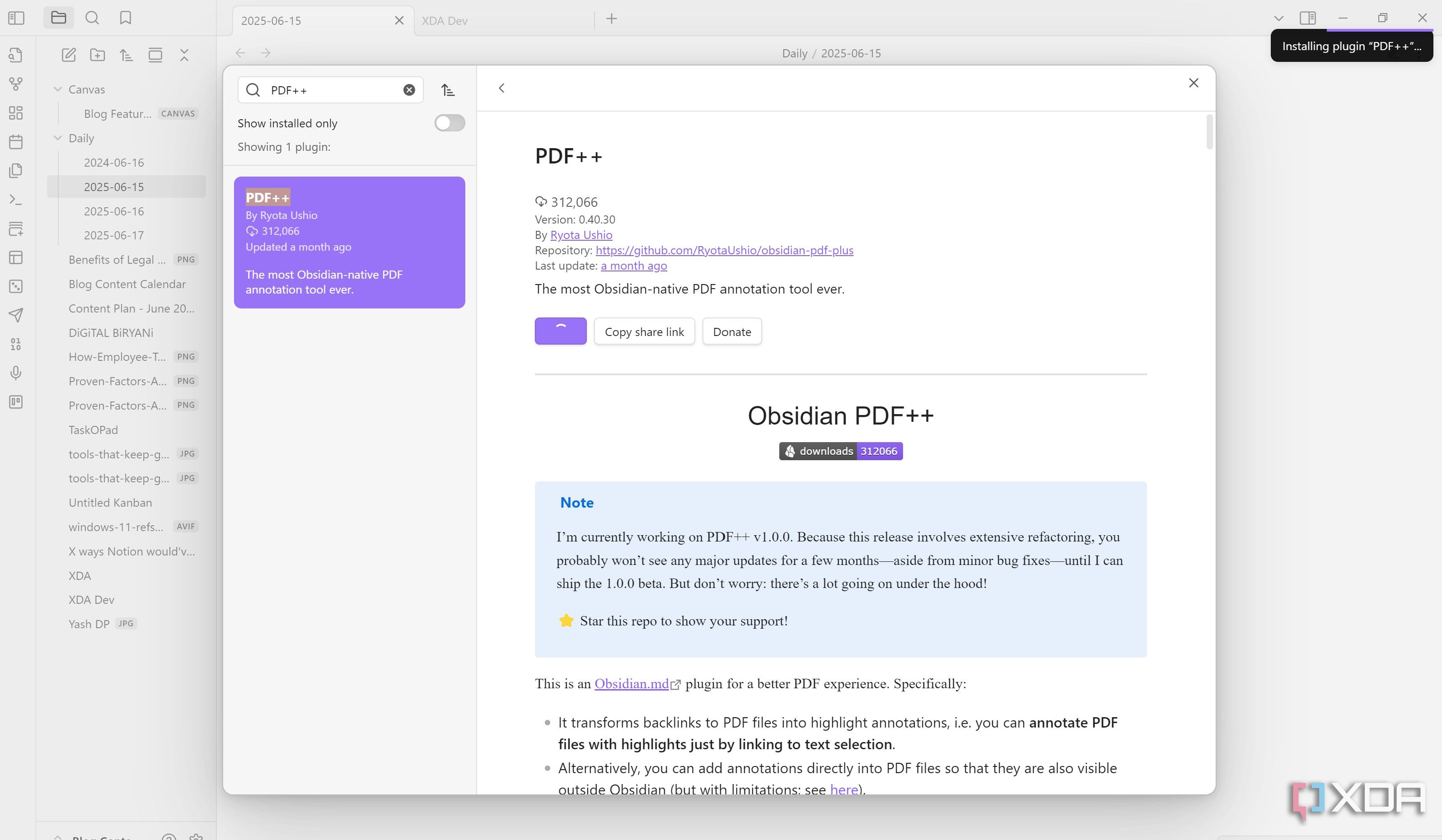 I use this Obsidian plugin with Paperless-ngx, so I can include PDFs in ...