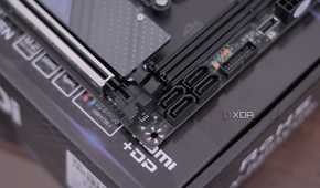 An image featuring the SATA ports of the JGINYUE B650i Night Devil motherboard.
