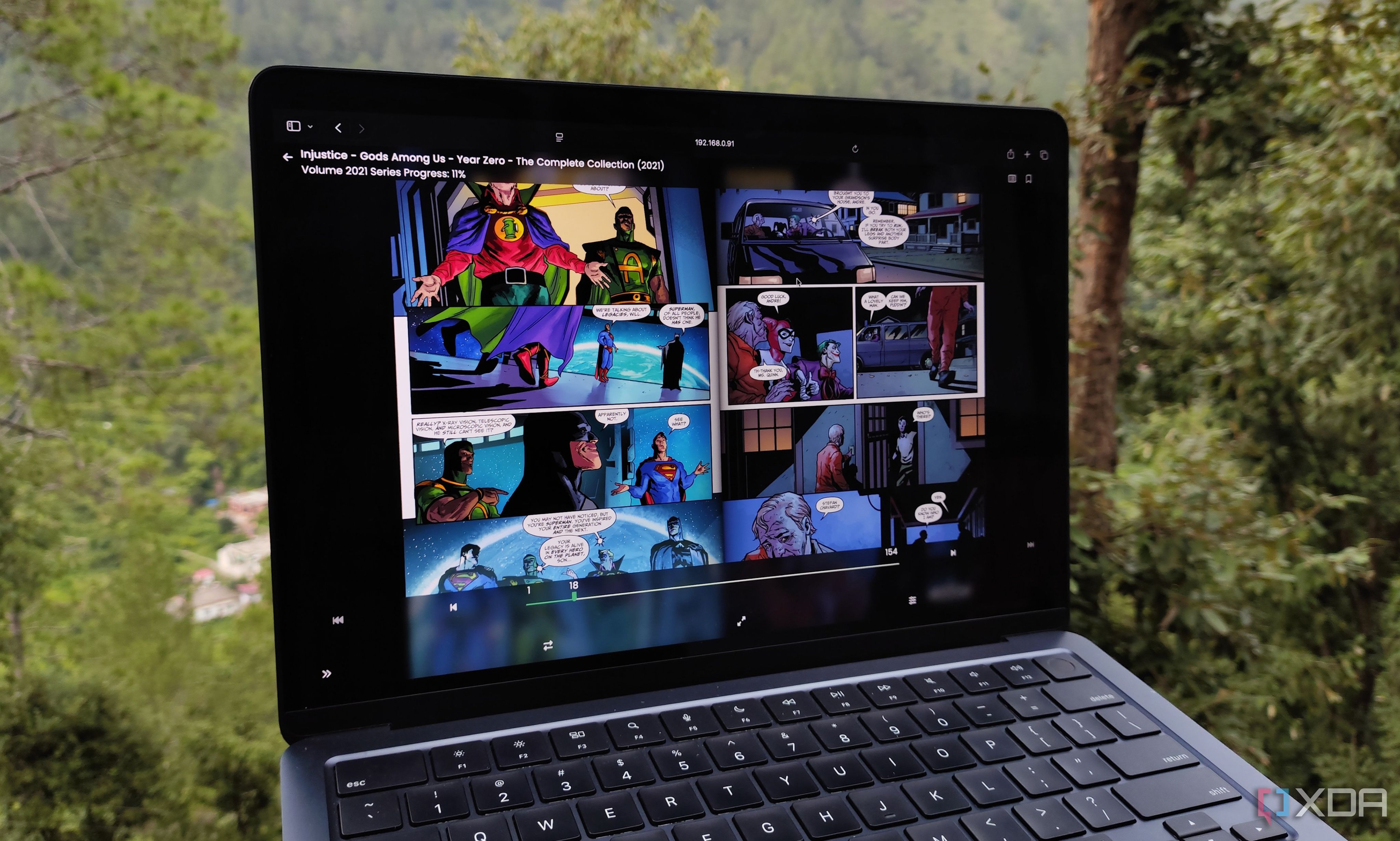 The dual page in Kavita web UI