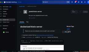 Kiwix server on docker
