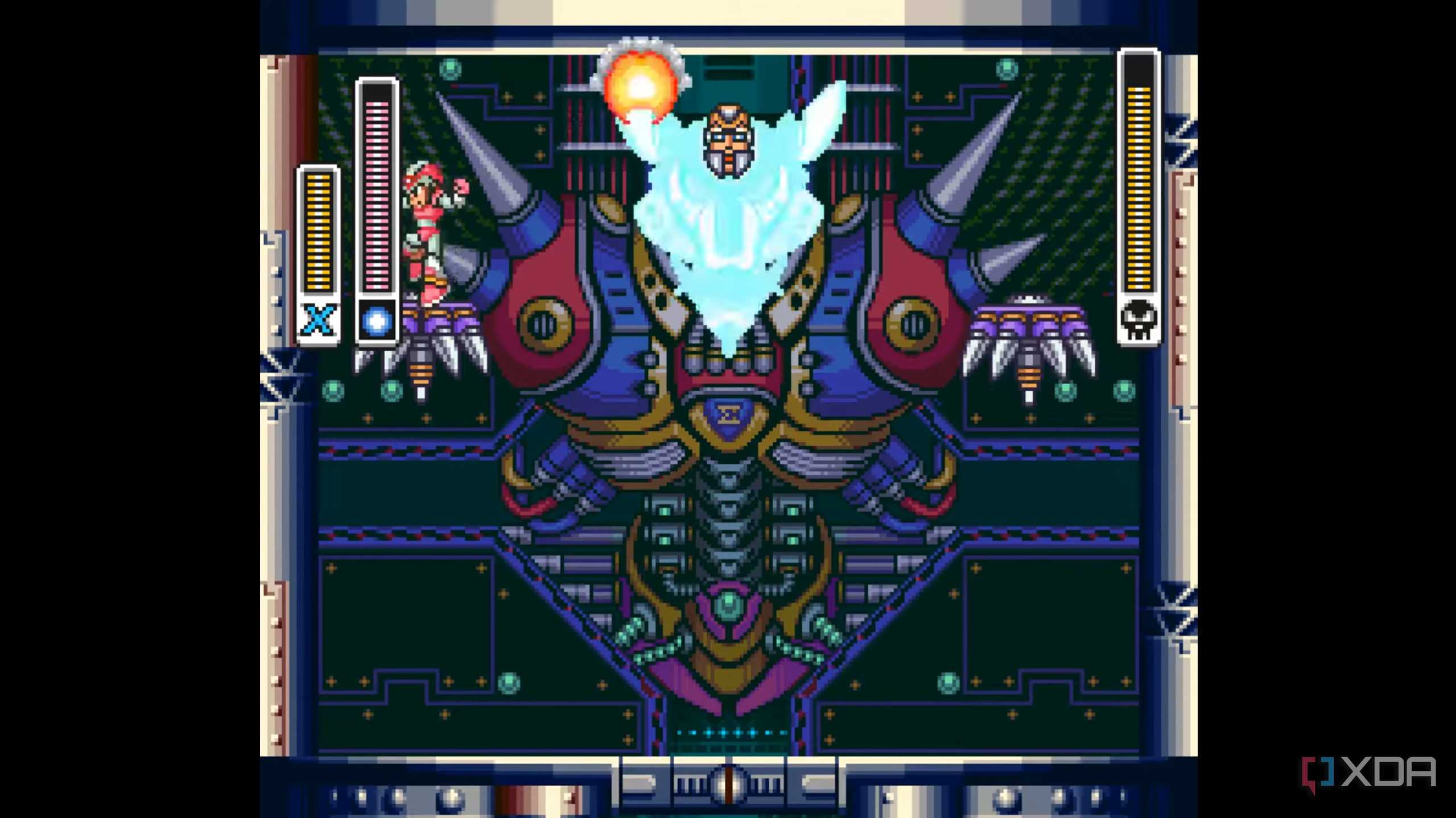 X vs Sigma in Mega Man X.