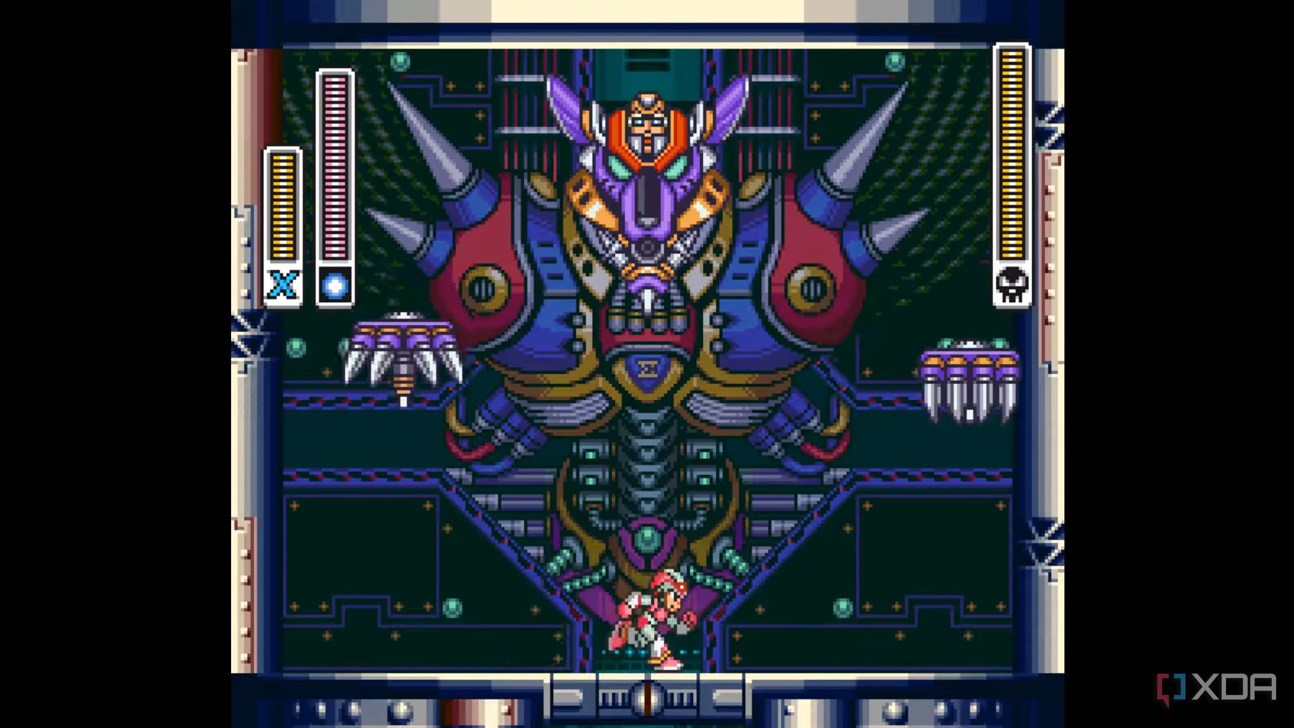 X vs Sigma in Mega Man X.