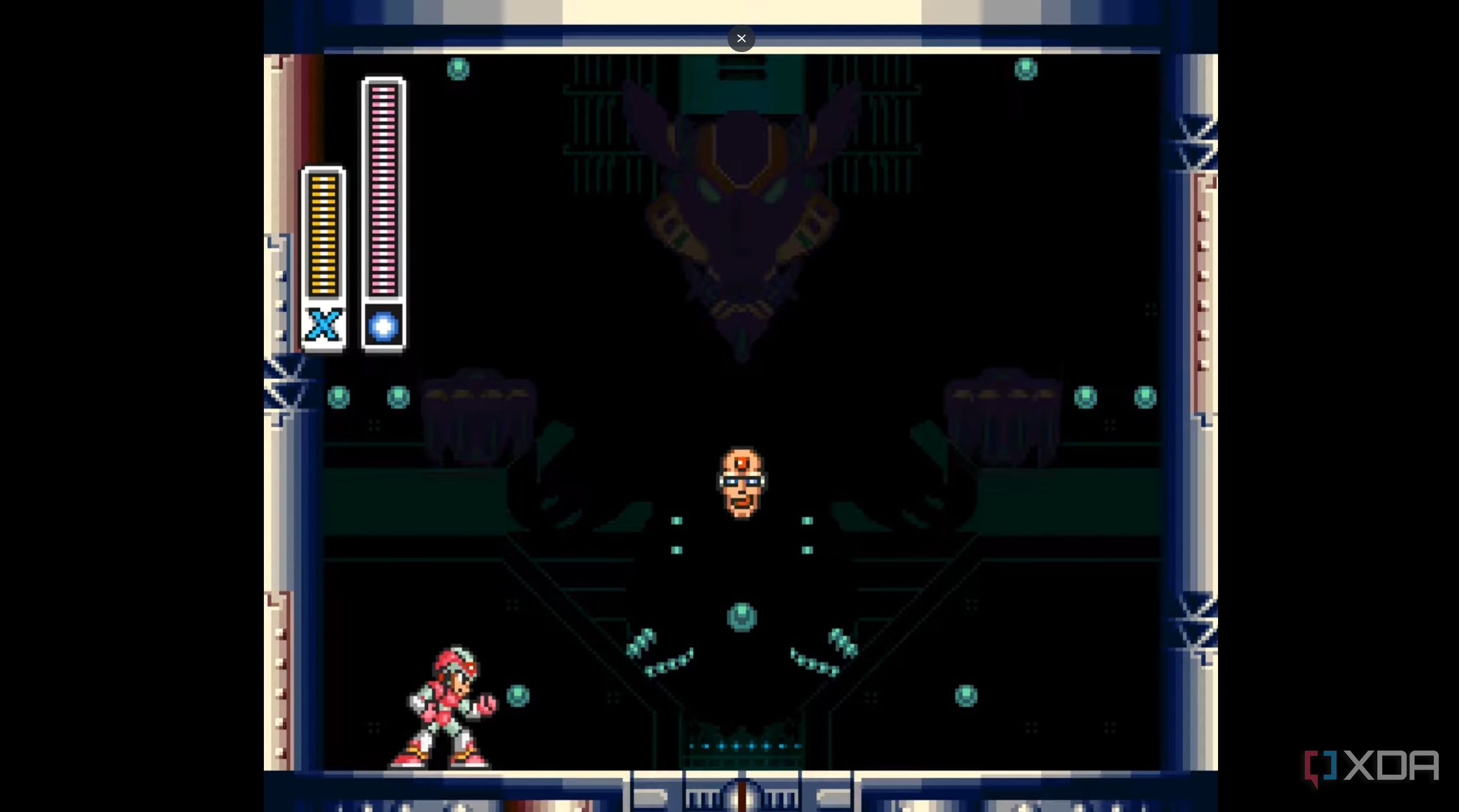 X vs Sigma in Mega Man X.