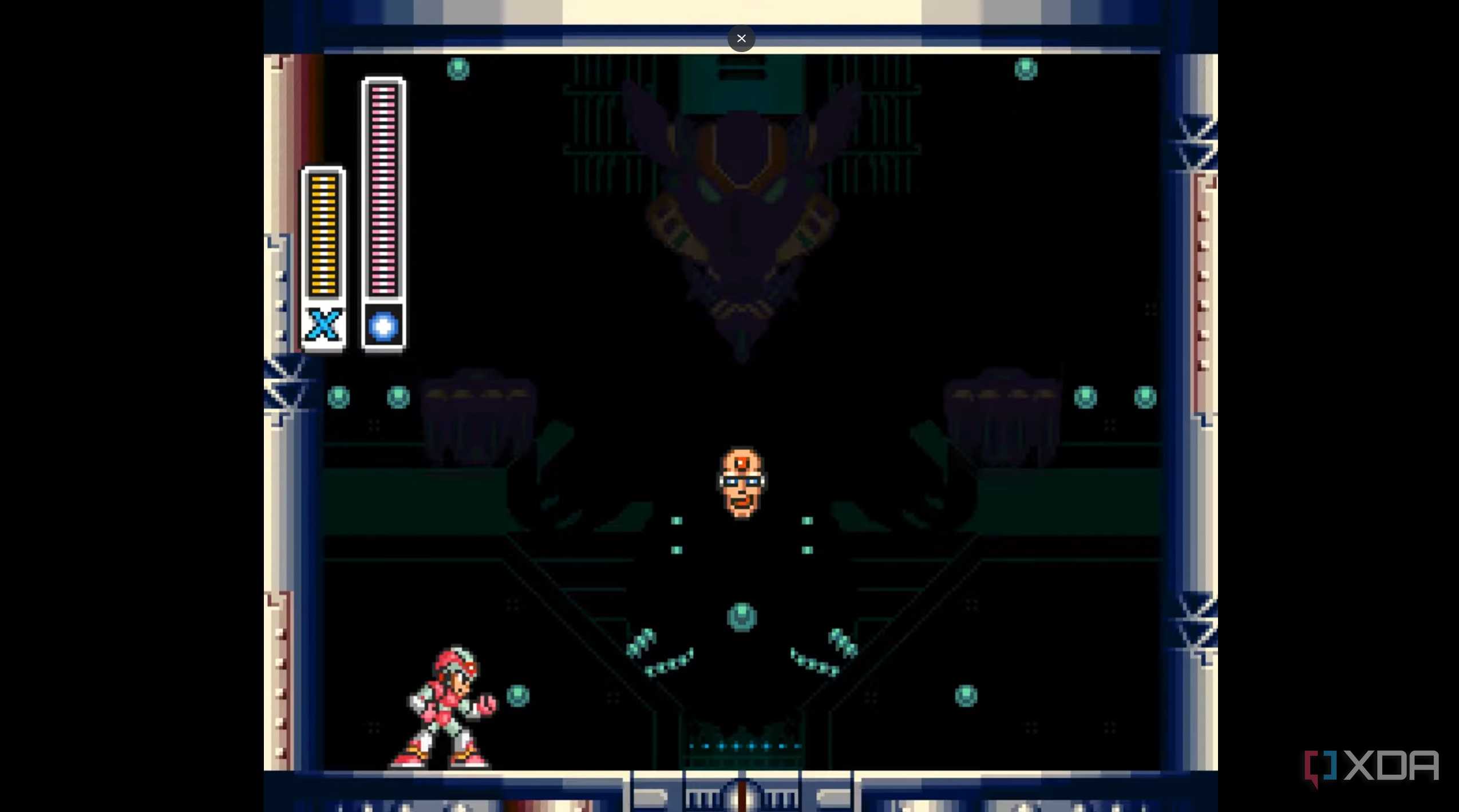 X vs Sigma in Mega Man X.