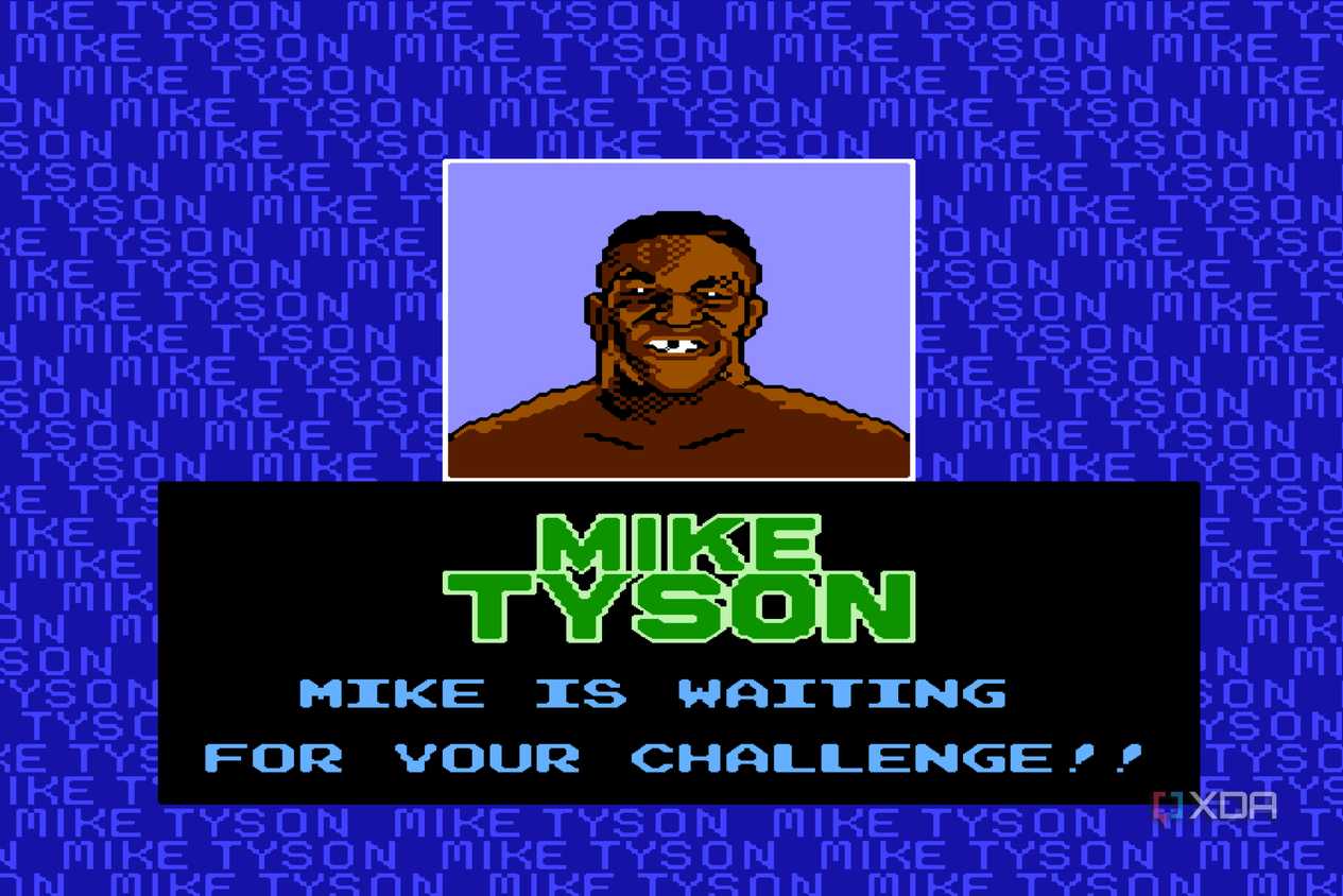 A screenshot from the opening of Mike Tyson's Punch Out!!