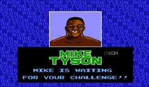 A screenshot from the opening of Mike Tyson's Punch Out!!
