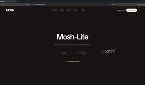 Mosh-Lite desktop app upload page