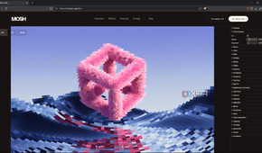 Mosh-Lite polar pixelate effect