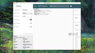 A screenshot of MQTT Explorer Settings