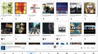 Music Assstant Music library tabs_2