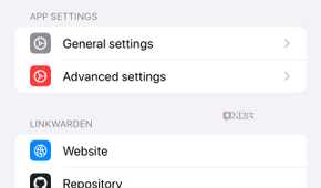 Linkwarden settings